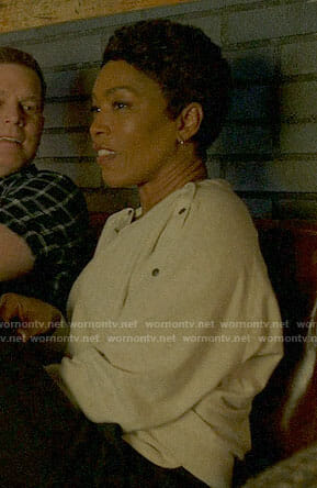 Athena’s buttoned sweater on 9-1-1