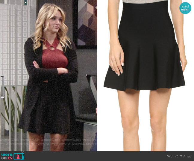 Bcbgmaxazria Ingrid Skirt worn by Summer Newman (Hunter King) on The Young and the Restless