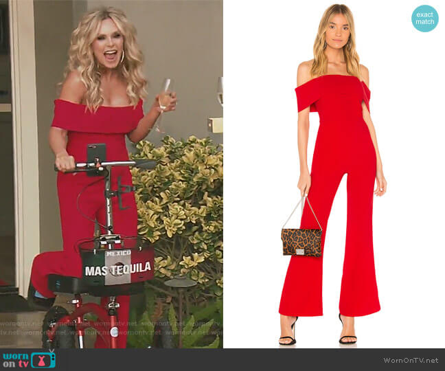 By the Way Aubrey Jumpsuit worn by Tamra Judge on The Real Housewives of Orange County