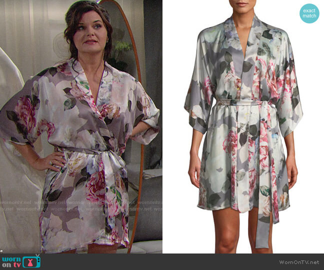 Christine Lingerie Jolie Robe worn by Katie Logan (Heather Tom) on The Bold and the Beautiful