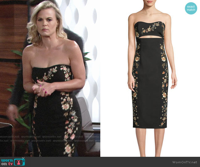 Cinq a Sept Clemence Dress worn by Phyllis Newman (Gina Tognoni) on The Young and the Restless