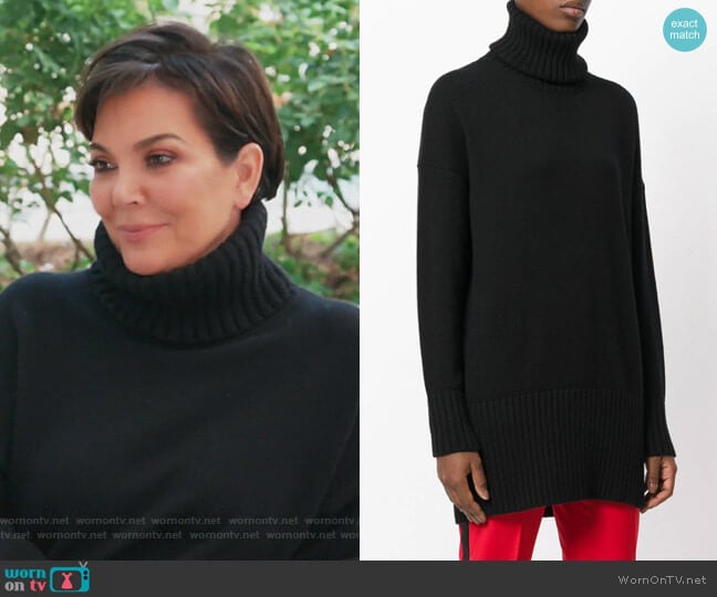 Dolce & Gabbana Oversized Jumper worn by Kris Jenner on Keeping Up with the Kardashians
