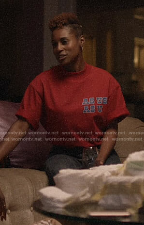 Issa’s AS USA AS U tee on Insecure
