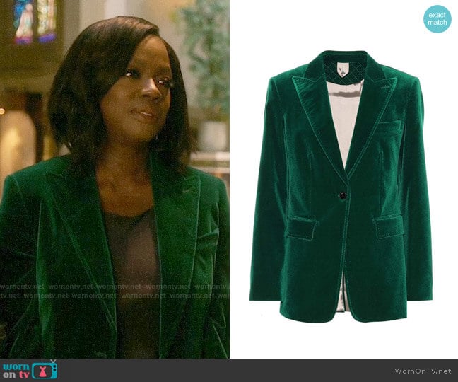 Max Mara Ticino Blazer worn by Annalise Keating (Viola Davis) on How to Get Away with Murder