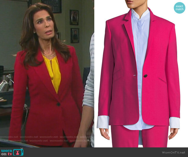 Rag & Bone Ridley Blazer worn by Hope Williams (Kristian Alfonso) on Days of our Lives