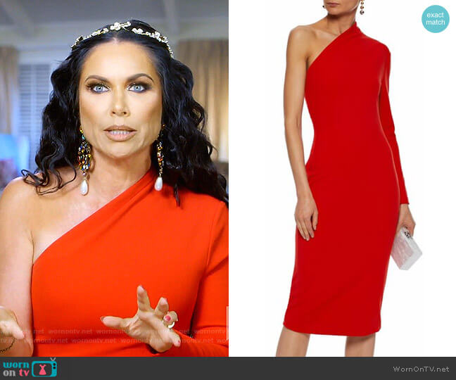 Solace London Ambre Dress worn by LeeAnne Locken on The Real Housewives of Dallas