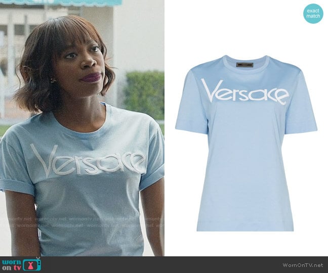 Versace Logo Tee worn by Molly Carter (Yvonne Orji) on Insecure