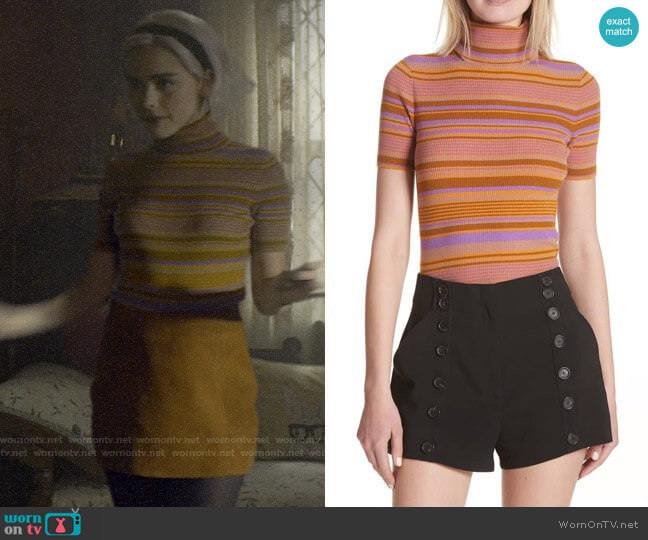 A.L.C. Doninico Sweater worn by Sabrina Spellman (Kiernan Shipka) on Chilling Adventures of Sabrina