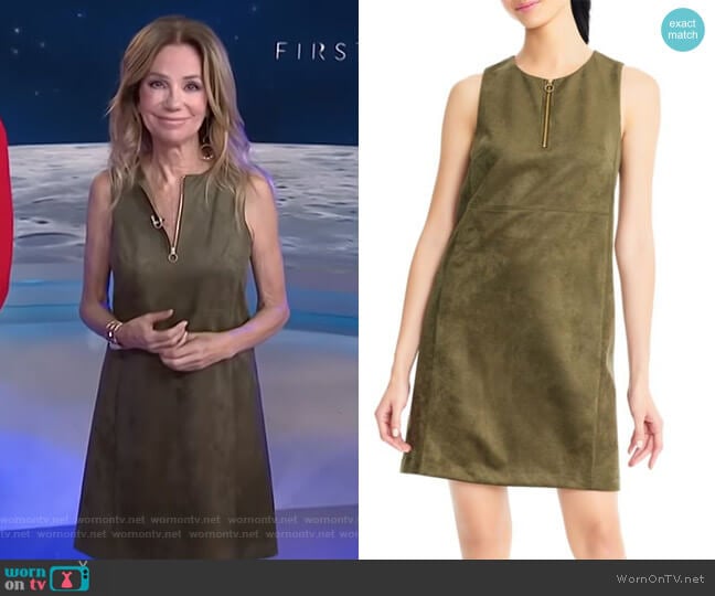 Adrianna Papell Suede Shift Dress worn by Kathie Lee Gifford on Today