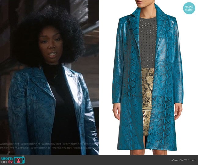 Alice + Olivia Logan Coat worn by Cassie Brown (Brandy Norwood) on Star
