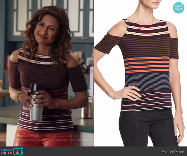 Bailey 44 Garam Masala Top worn by Emet Kamala-Sweetzer (Sarayu Blue) on I Feel Bad