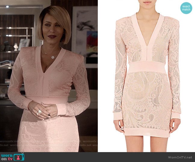 Balmain Pearl-Bead-Embellished Dress worn by Giselle (Nicole Ari Parker) on Empire