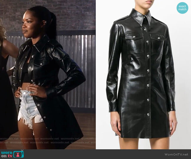 Calvin Klein 205W39NYC Longsleeved Shirt Dress worn by Alexandra Crane (Ryan Destiny) on Star