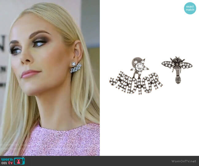 Christian Dior J'Adior Earrings worn by Kameron Westcott on The Real Housewives of Dallas