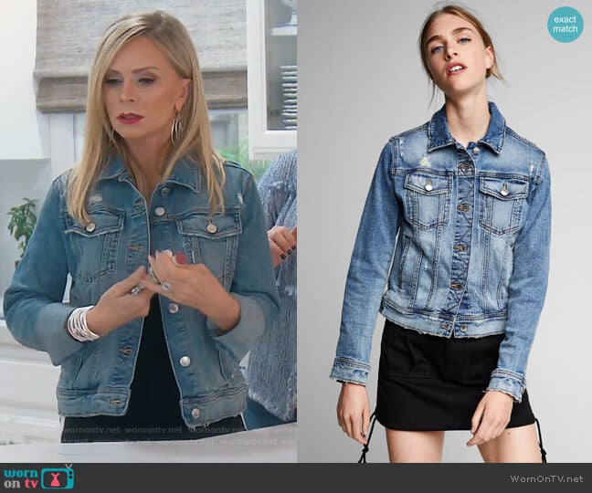 Zara Denim Jacket worn by Tamra Judge on The Real Housewives of Orange County