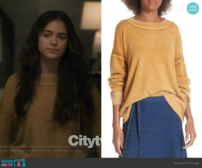 Elizabeth and James Oliver Sweater worn by Olive Stone (Luna Blaise) on Manifest