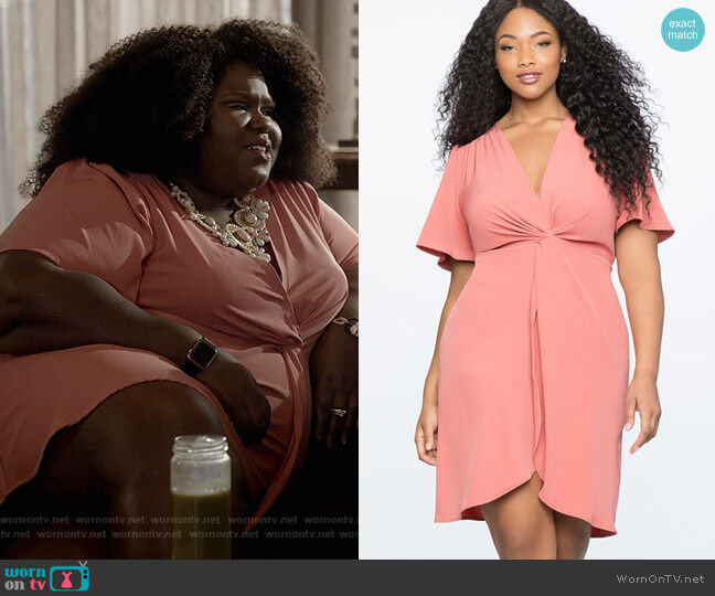 Eloquii Twist Front Dress worn by Becky (Gabourey Sidibe) on Empire