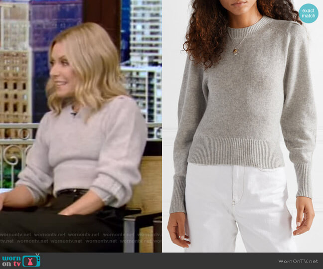 Isabel Marant Conroy Sweater worn by Kelly Ripa on Live with Kelly and Mark