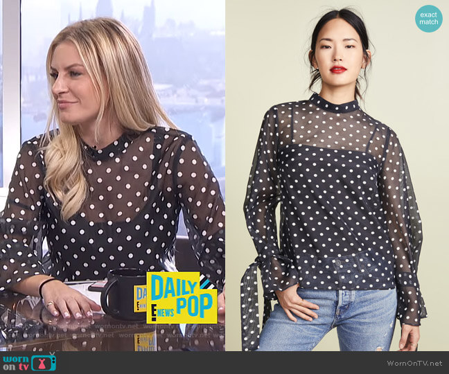 Keepsake Limits Top worn by Morgan Stewart on E! News