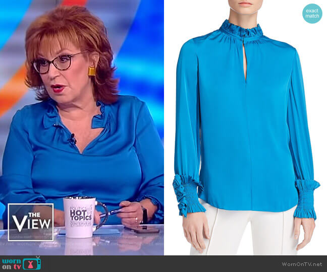 Kobi Halperin Lexi Blouse worn by Joy Behar on The View