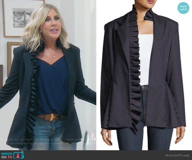 Maggie Marilyn I Lead From The Heart Blazer worn by Vicki Gunvalson on The Real Housewives of Orange County