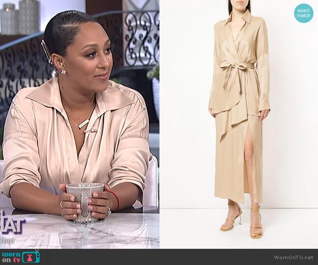Manning Cartell Status Update dress worn by Tamera Mowry on The Real