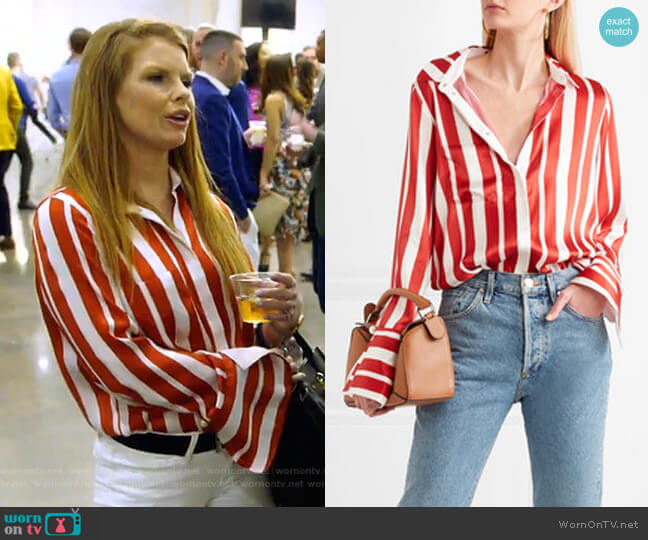 Mother of Pearl Aspen Shirt worn by Brandi Redmond on The Real Housewives of Dallas