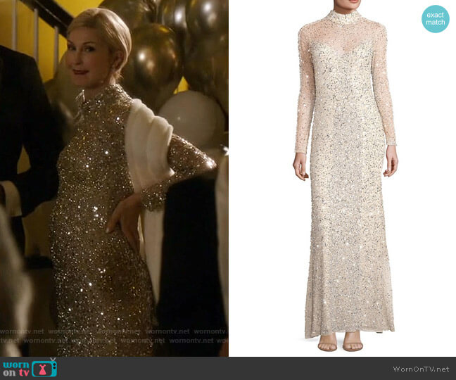 Parker Black Leandra Gown worn by Melissa Daniels (Kelly Rutherford) on Dynasty