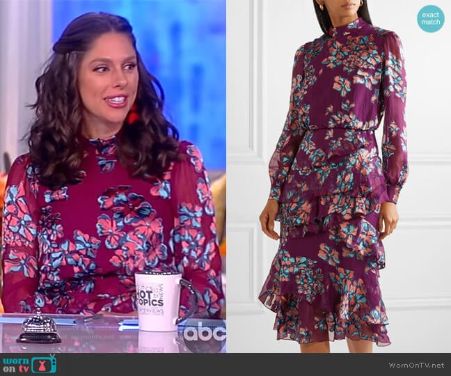 Saloni Isa dress worn by Abby Huntsman on The View