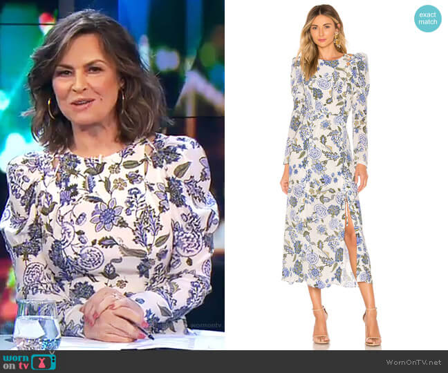 Thurley Valentina Dress worn by Lisa Wilkinson on The Project