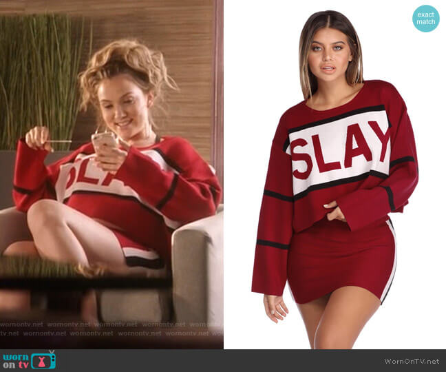 Windsor Unfiltered and Ready to Slay Top worn by Star Davis (Jude Demorest) on Star