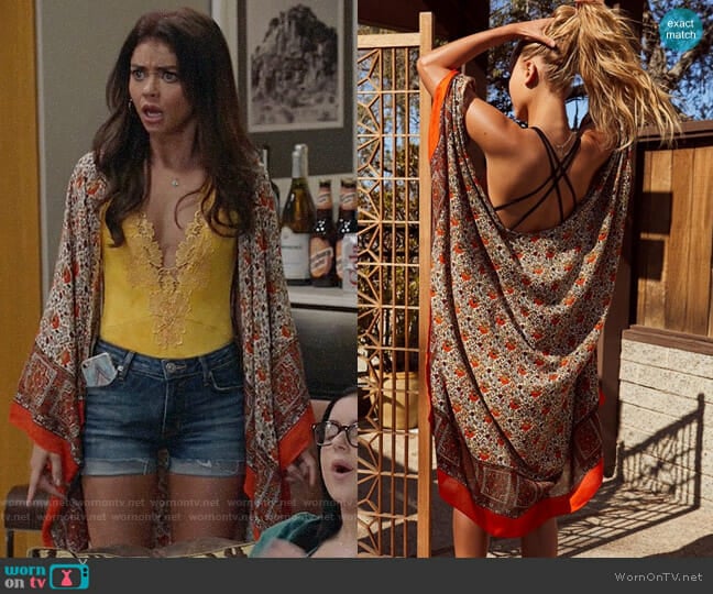 Urban Outfitters Essential Kimono worn by Haley Dunphy (Sarah Hyland) on Modern Family