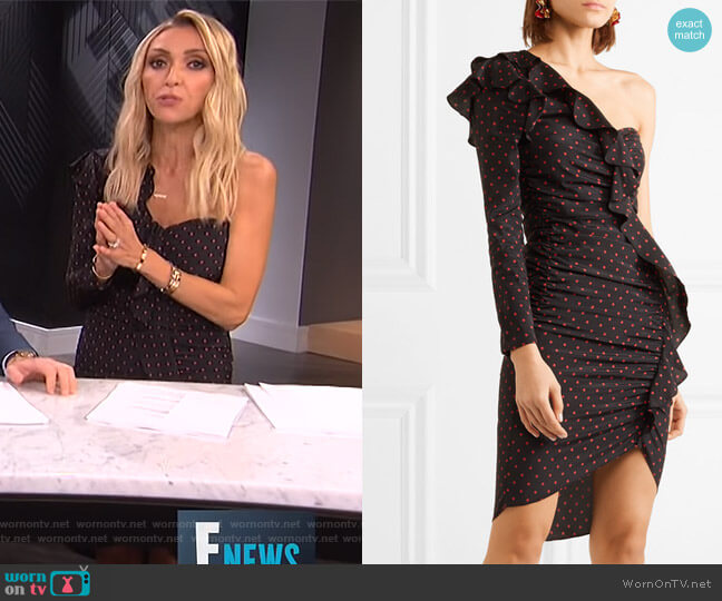Veronica Beard Leona Dress worn by Giuliana Rancic on E! News