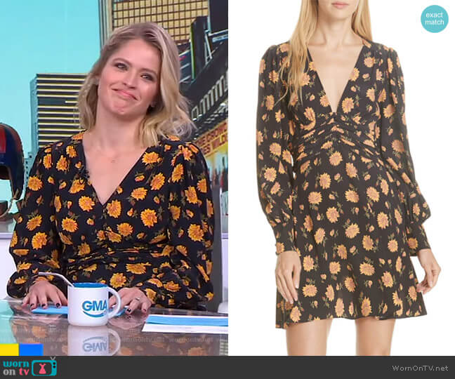 Veronica Beard Marion Dress worn by Sara Haines on Good Morning America