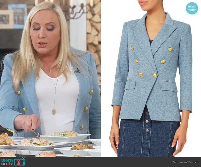 Veronica Beard Miller Denim Jacket worn by Shannon Beador on The Real Housewives of Orange County