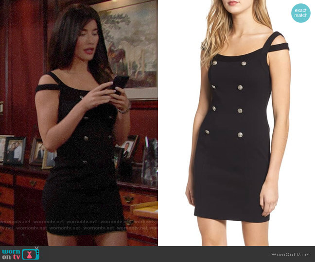 Bailey 44 Commissar Dress worn by Steffy Forrester (Jacqueline MacInnes Wood) on The Bold and the Beautiful