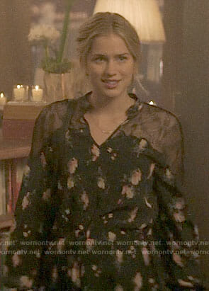 Beck’s floral dress on YOU