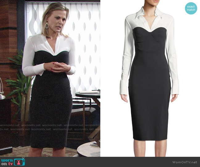 Chiara Boni La Petite Robe Austina Dress worn by Phyllis Newman (Gina Tognoni) on The Young and the Restless