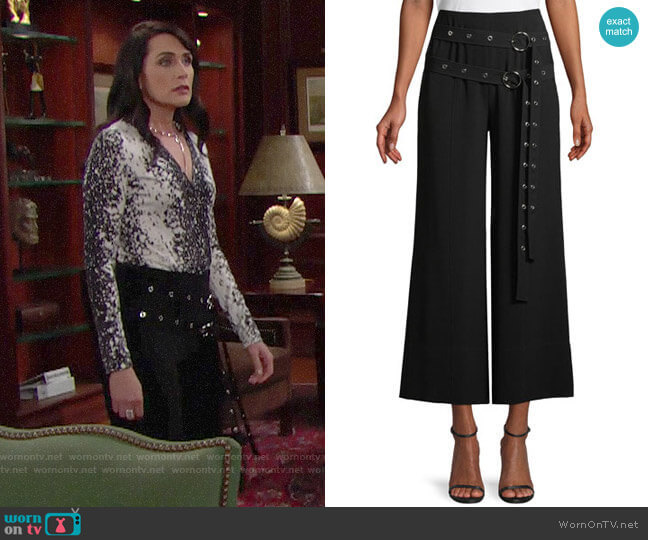Cinq a Sept Jessi Pants worn by Quinn Fuller (Rena Sofer) on The Bold and the Beautiful