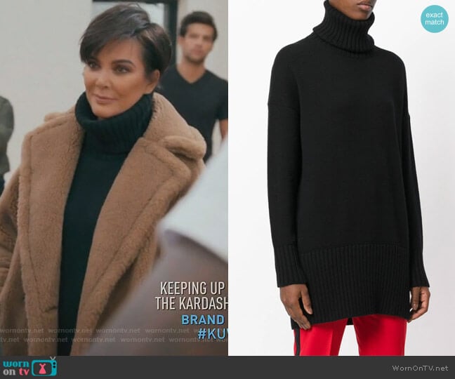 Dolce & Gabbana Oversized Jumper worn by Kris Jenner on Keeping Up with the Kardashians