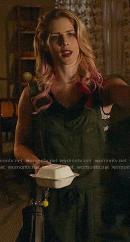 Felicity’s green overalls on Arrow