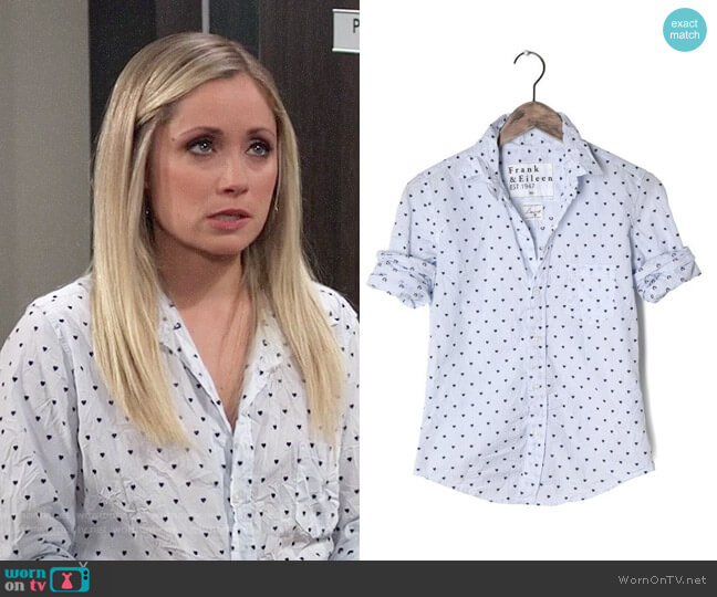 Frank & Eileen Barry Shirt worn by Lulu Spencer Falconeri (Emme Rylan) on General Hospital