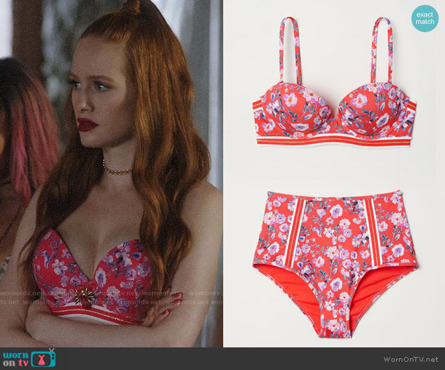 H&M Bikini Bottoms High waist worn by Cheryl Blossom (Madelaine Petsch) on Riverdale