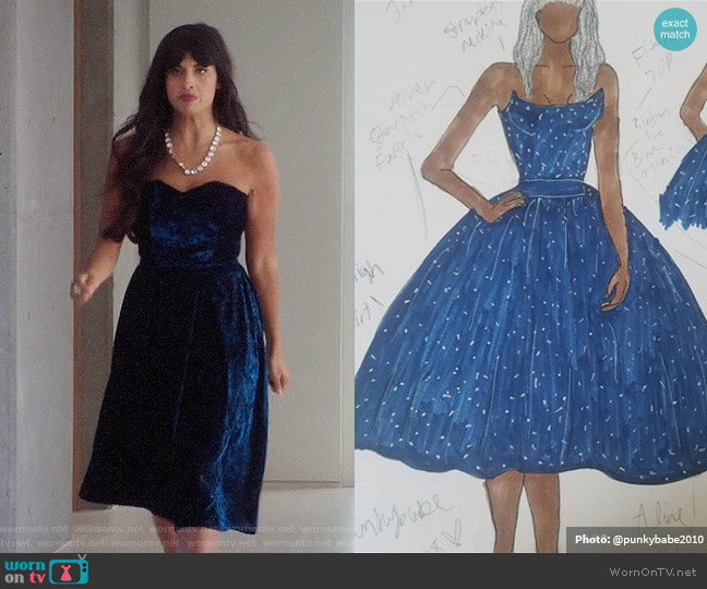 Whitney Mitchell Custom Made worn by Tahani Al-Jamil (Jameela Jamil) on The Good Place