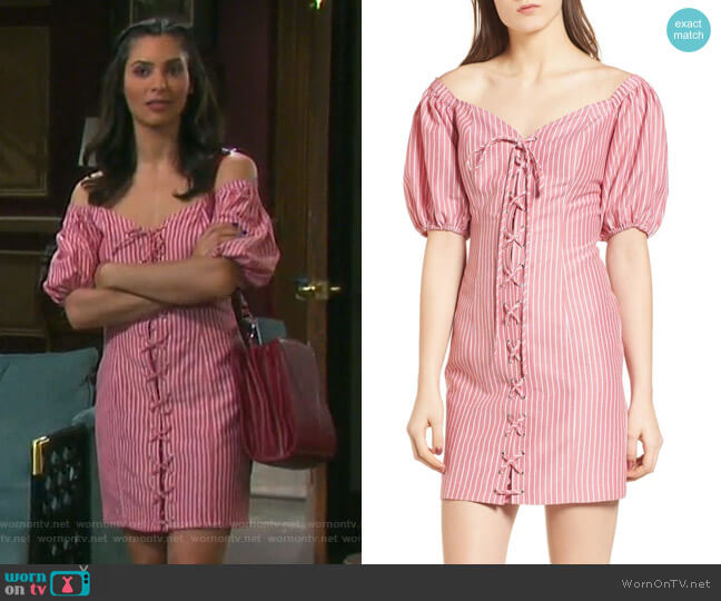 Wayf Frankie Dress worn by Gabi Hernandez (Camila Banus) on Days of our Lives