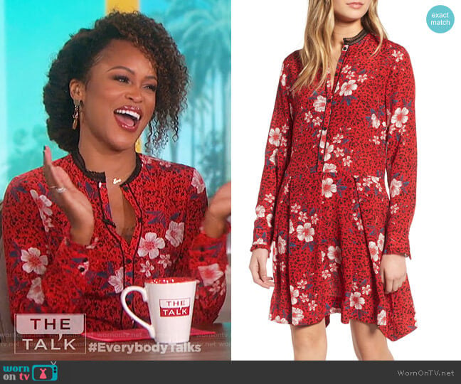 Zadig and Voltaire Ruti Dress worn by Eve on The Talk