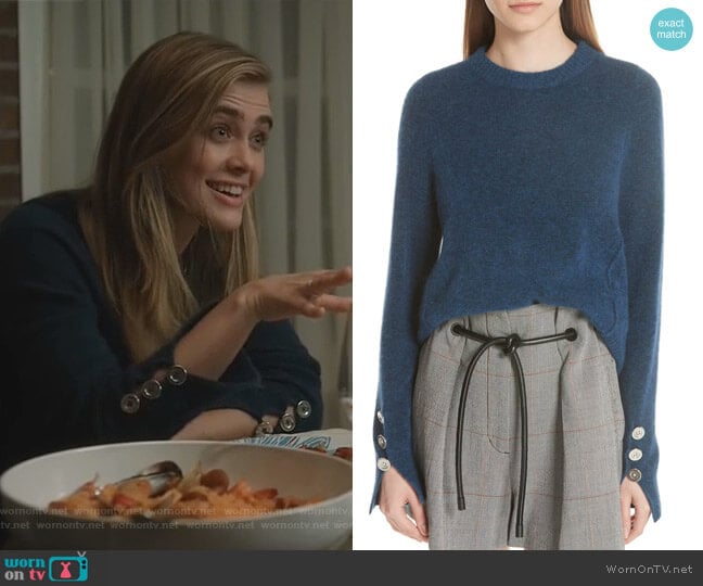 3.1 Phillip Lim High/Low Pullover worn by Michaela Stone (Melissa Roxburgh) on Manifest
