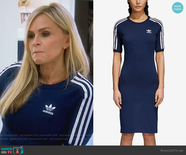 Adidas Adicolor Cotton Bodycon Dress worn by Tamra Judge on The Real Housewives of Orange County
