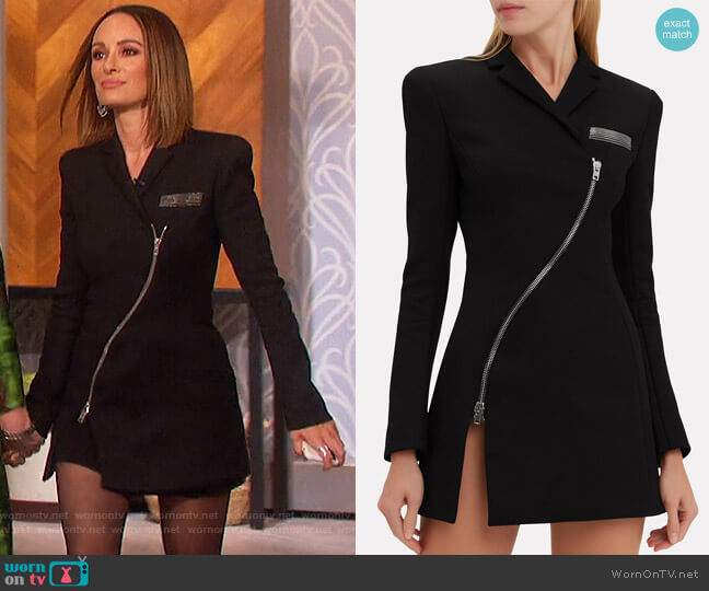 Alexander Wang Blazer Dress worn by Catt Sadler on The Talk