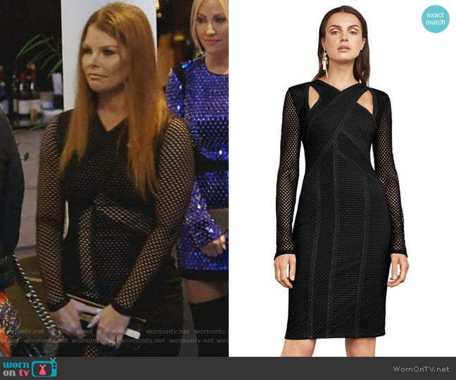 BCBGMaxazria Jaylynn Dress worn by Brandi Redmond on The Real Housewives of Dallas